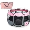Pet Life All-Terrain Wire-Framed Collapsible Travel Dog Playpen