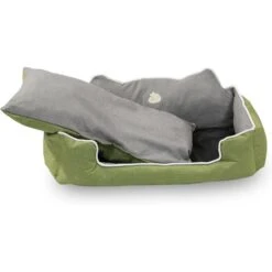 HappyCare Textiles High Back Rectangle Bolster Cat & Dog Bed -Pet Care Sales 245773 PT2. AC SS1800 V1596058254