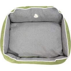 HappyCare Textiles High Back Rectangle Bolster Cat & Dog Bed -Pet Care Sales 245773 PT3. AC SS1800 V1596057356