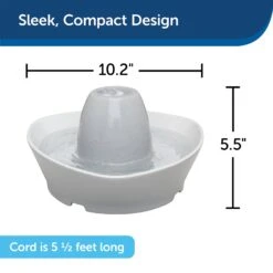 PetSafe Creekside Quiet Dog & Cat Fountain, 60-oz 12 PetSafe Creekside Quiet Dog & Cat Fountain, 60-oz -Pet Care Sales 247077 PT4. AC SS1800 V1596725777