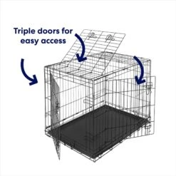 Frisco Heavy Duty All-in-1 Multi-Stage 3 Door Collapsible Wire Dog Crate 13 Frisco Heavy Duty All-in-1 Multi-Stage 3 Door Collapsible Wire Dog Crate -Pet Care Sales 247915 PT5. AC SS1800 V1611872190