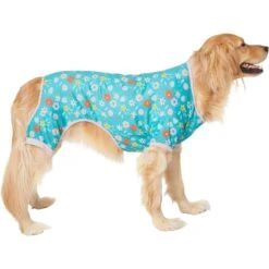 Frisco Teal Floral Dog & Cat Jersey PJs 9 Frisco Teal Floral Dog & Cat Jersey PJs -Pet Care Sales 249132 PT2. AC SS1800 V1637674341