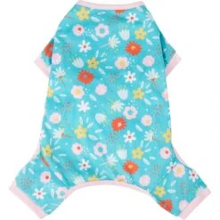 Frisco Teal Floral Dog & Cat Jersey PJs 10 Frisco Teal Floral Dog & Cat Jersey PJs -Pet Care Sales 249132 PT3. AC SS1800 V1614006122