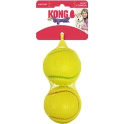 KONG Squeezz Tennis Double Assorted Dog Toy, Color Varies -Pet Care Sales 250956 PT3. AC SS1800 V1631781443
