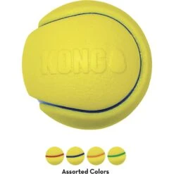 KONG Squeezz Tennis Double Assorted Dog Toy, Color Varies -Pet Care Sales 250956 PT4. AC SS1800 V1631770854