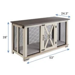 Frisco "Denver" Dog Crate Credenza & Mat Kit -Pet Care Sales 255326 PT2. AC SS1800 V1682698710