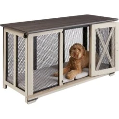 Frisco "Denver" Dog Crate Credenza & Mat Kit -Pet Care Sales 255326 PT3. AC SS1800 V1617037359