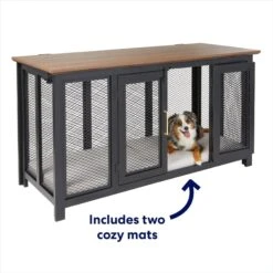 Frisco "Venice" Dog Crate Credenza & Mat Kit -Pet Care Sales 255328 PT3. AC SS1800 V1667228979