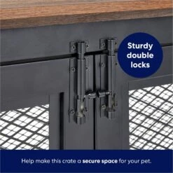 Frisco "Venice" Dog Crate Credenza & Mat Kit -Pet Care Sales 255328 PT5. AC SS1800 V1667227509