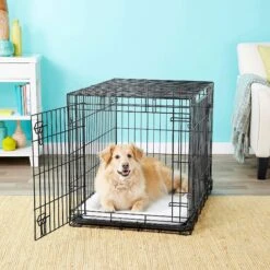 Frisco Heavy Duty Fold & Carry Double Door Collapsible Wire Dog Crate & Frisco Wire Dog & Small Pet Exercise Pen With Step-Through Door -Pet Care Sales 255537 PT2. AC SS1800 V1603646531
