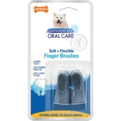 Nylabone Just For Puppies Teething Chew Toy Keys & Nylabone Advanced Oral Care Finger Dog Brush, 2 Count -Pet Care Sales 255737 PT3. AC SS1800 V1604067337