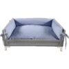 New Age Pet ECOFLEX Manhattan Raised Dog & Cat Bed With Cushion