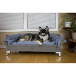 New Age Pet ECOFLEX Manhattan Raised Dog & Cat Bed With Cushion -Pet Care Sales 258197 PT7. AC SS1800 V1605225720