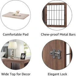 Unipaws Furniture Style Dog Crate -Pet Care Sales 264626 PT6. AC SS1800 V1608771475