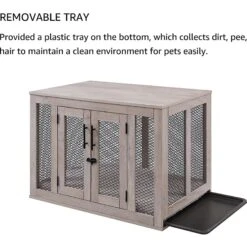 Unipaws Furniture Style Dog Crate, Weathered Gray 12 Unipaws Furniture Style Dog Crate, Weathered Gray -Pet Care Sales 264632 PT5. AC SS1800 V1638232062