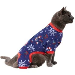 Frisco Snowy Nights Dog & Cat Cozy Polar Fleece PJs -Pet Care Sales 276448 PT2. AC SS1800 V1637683010