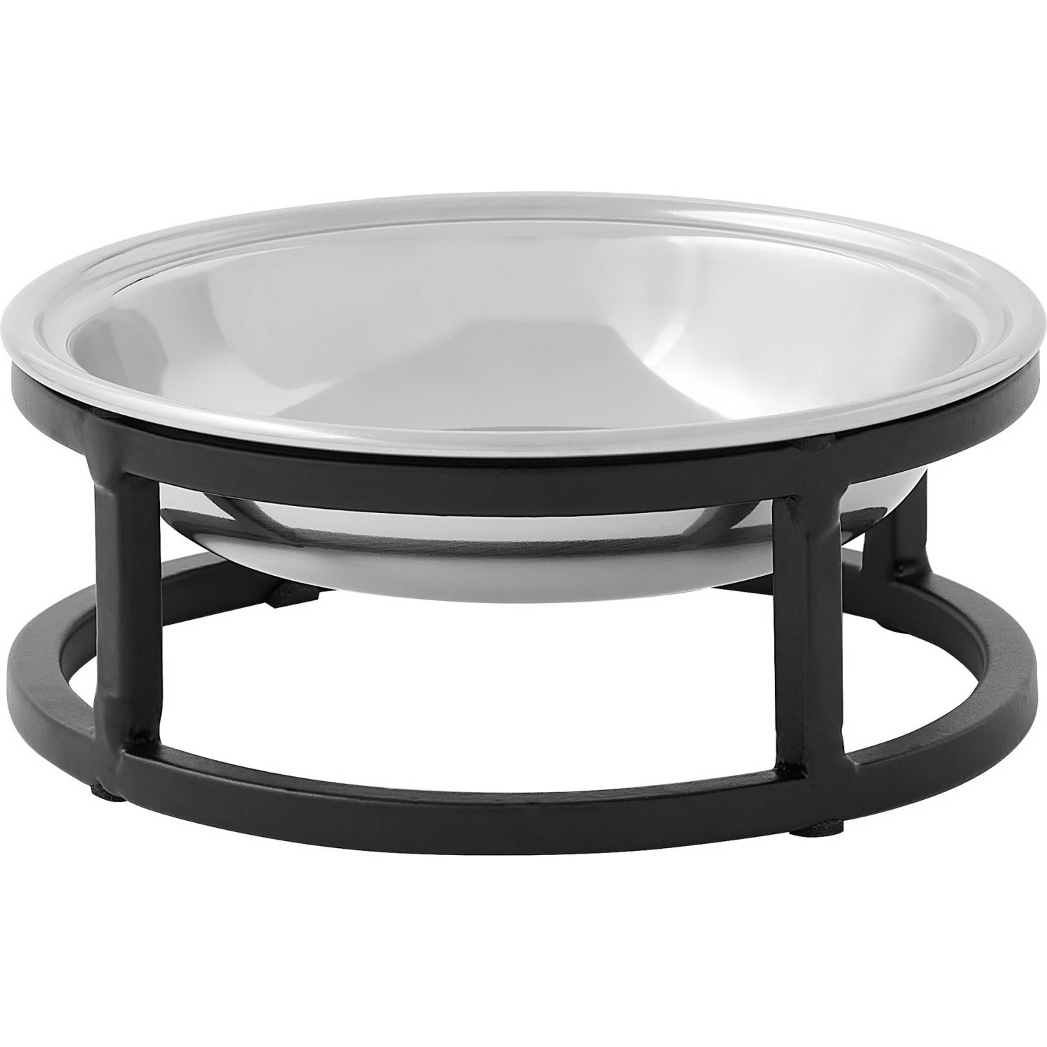 Frisco Elevated Stainless Steel Dish Cat Bowl, 1 Cup 1 Frisco Elevated Stainless Steel Dish Cat Bowl, 1 Cup