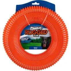 Chuckit! Rugged Flyer Dog Toy, Color Varies