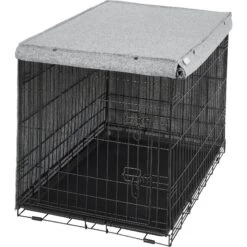 Frisco Faux Linen Dog Crate Cover 10 Frisco Faux Linen Dog Crate Cover -Pet Care Sales 289630 PT4. AC SS1800 V1644248877