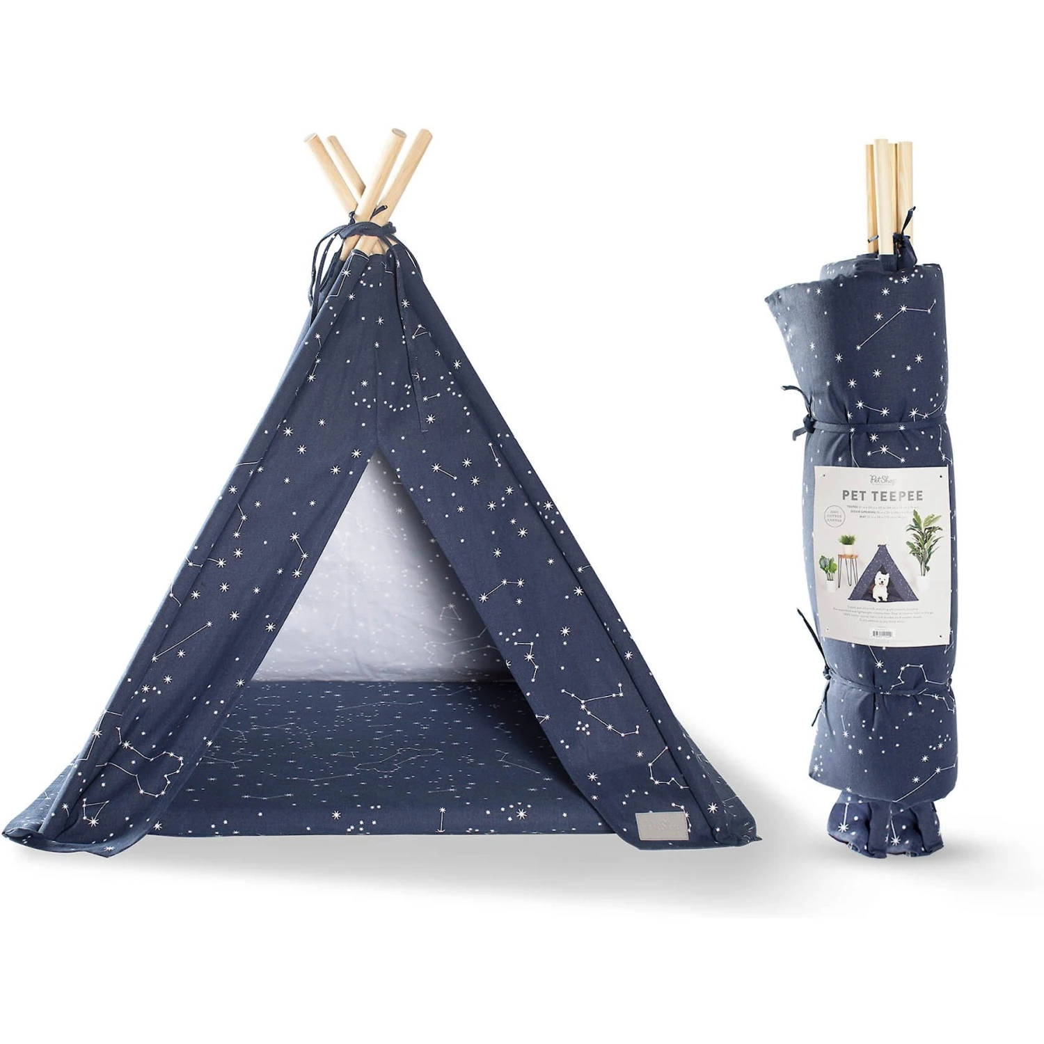 Fringe Studio Celestial Dog Teepee Bed 1 Fringe Studio Celestial Dog Teepee Bed