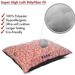 Majestic Pet Charlie Personalized Pillow Cat & Dog Bed -Pet Care Sales 294131 PT3. AC SS1800 V1624496600