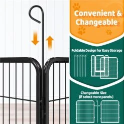 Yaheetech 8-Panel Wire Dog & Cat Exercise Playpen, 26-in W X 32-in H 13 Yaheetech 8-Panel Wire Dog & Cat Exercise Playpen, 26-in W X 32-in H -Pet Care Sales 295096 PT5. AC SS1800 V1692293445