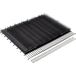 Frisco Heavy Duty Enhanced Lock Sliding Double Door Fold & Carry Wire Dog Crate & Mat Kit, 54 Inch -Pet Care Sales 297463 PT3. AC SS1800 V1633115391