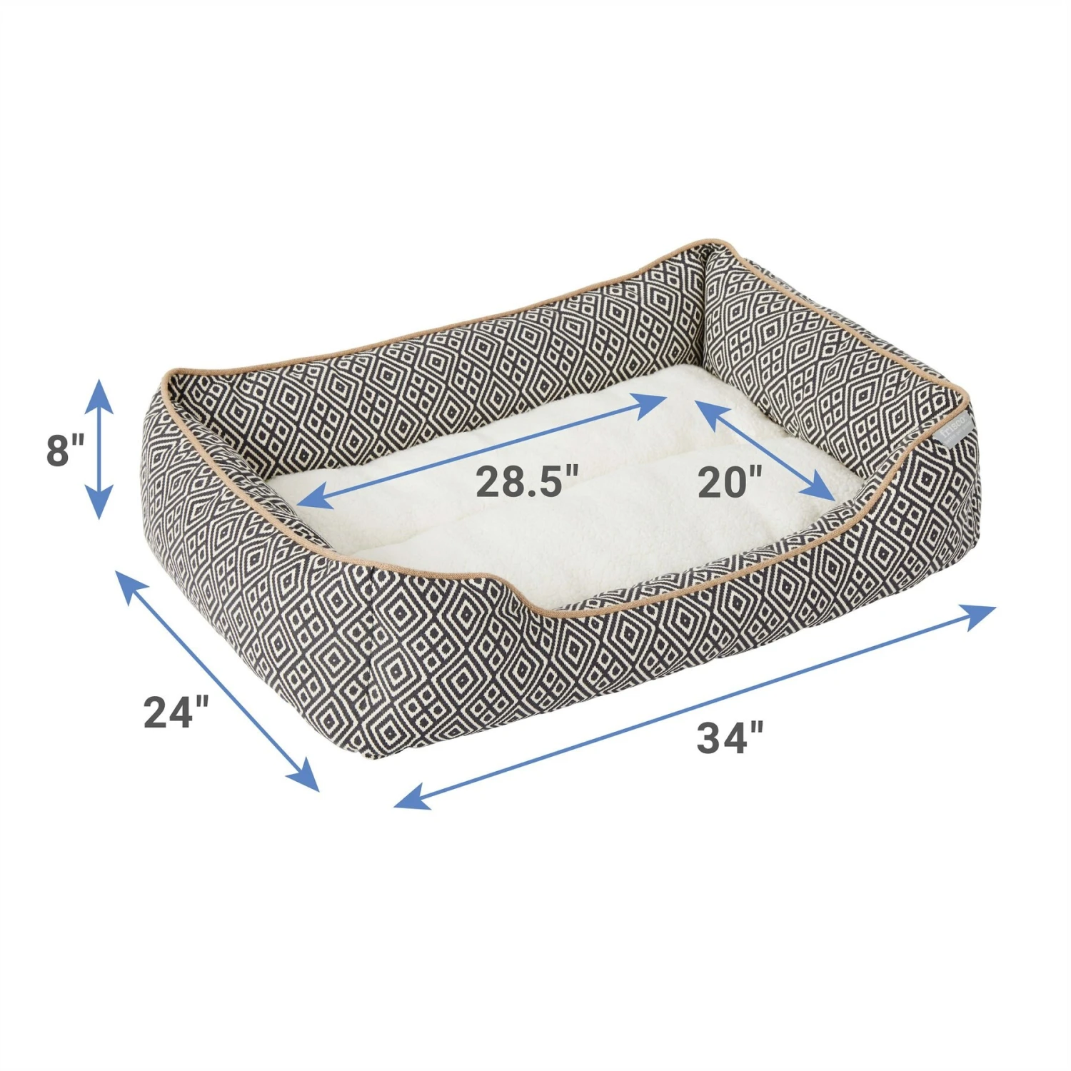 Frisco Boho Cuddler Dog & Cat Bed 2 Frisco Boho Cuddler Dog & Cat Bed - Image 2