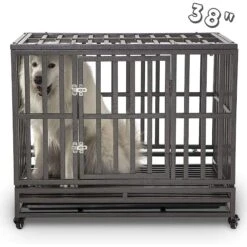 SMONTER Heavy Duty Strong Metal I Shape Dog Crate -Pet Care Sales 300219 PT2. AC SS1800 V1622122942