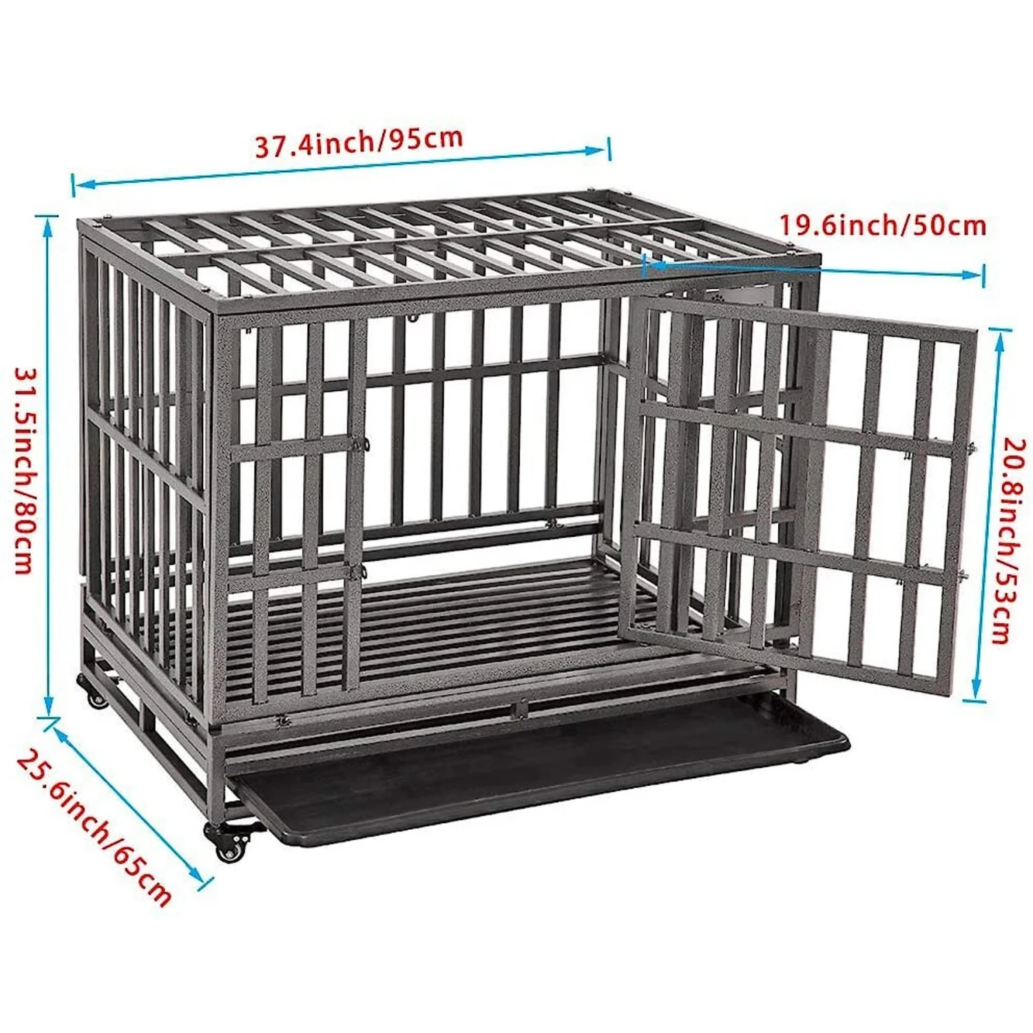 SMONTER Heavy Duty Dog Crate & Playpen 2 SMONTER Heavy Duty Dog Crate & Playpen - Image 2