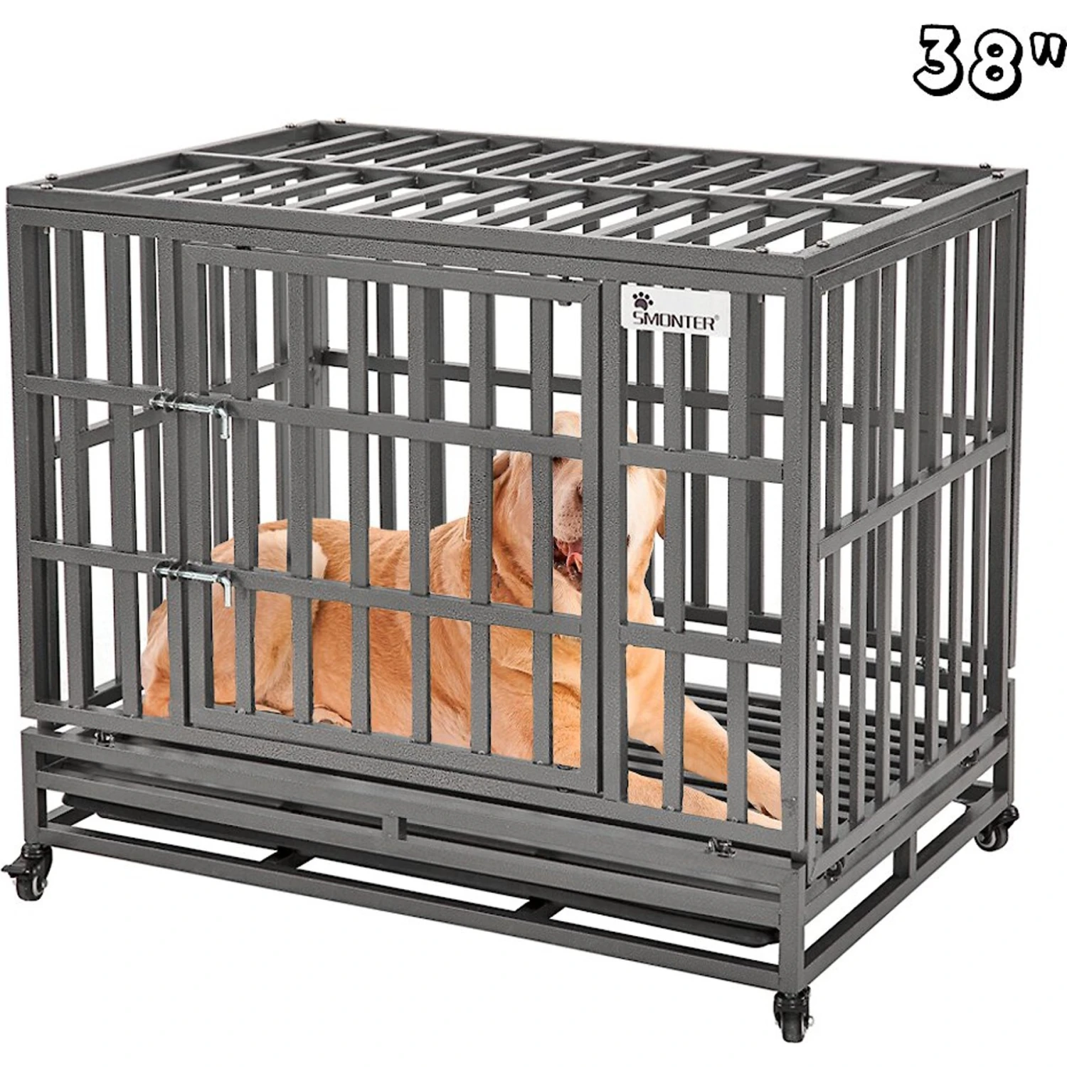 SMONTER Heavy Duty Dog Crate & Playpen 3 SMONTER Heavy Duty Dog Crate & Playpen - Image 3