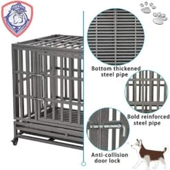SMONTER Heavy Duty Dog Crate & Playpen 13 SMONTER Heavy Duty Dog Crate & Playpen -Pet Care Sales 300221 PT6. AC SS1800 V1622122940