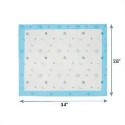 Frisco Fold & Carry Single Door Collapsible Wire Dog Crate & Frisco Premium Extra Large Printed Dog Training & Potty Pads -Pet Care Sales 303438 PT6. AC SS1800 V1623056545