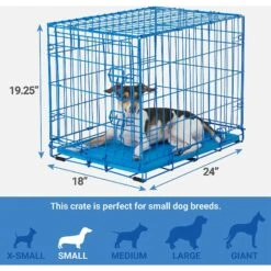 Frisco Two Door Top Load Plastic Dog & Cat Kennel & Frisco Fold & Carry Single Door Collapsible Wire Dog Crate, Pink -Pet Care Sales 303656 PT6. AC SS1800 V1623065549