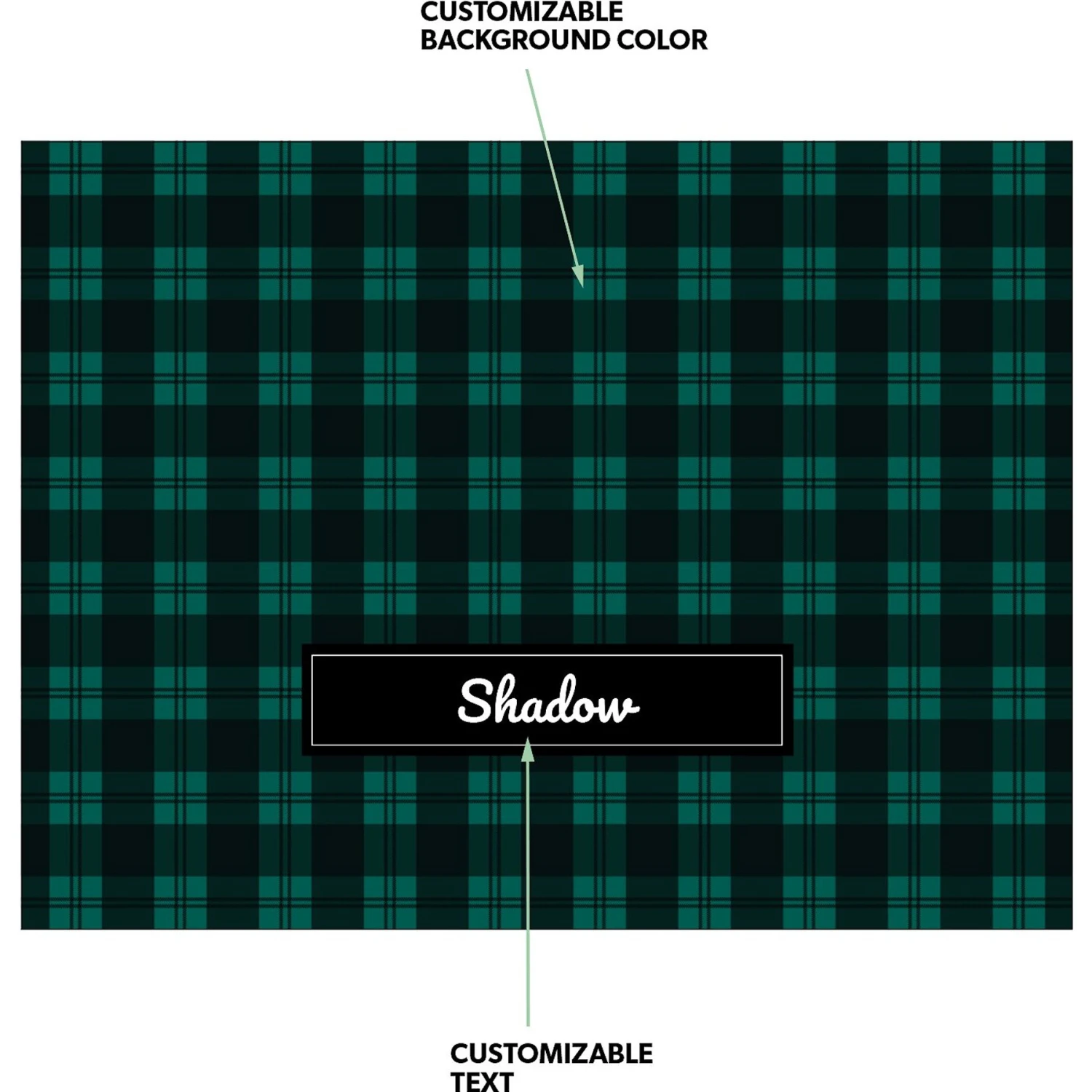 Frisco Personalized Plaid Sherpa Cat & Dog Blanket, 30" X 40" 4 Frisco Personalized Plaid Sherpa Cat & Dog Blanket, 30" X 40" - Image 4