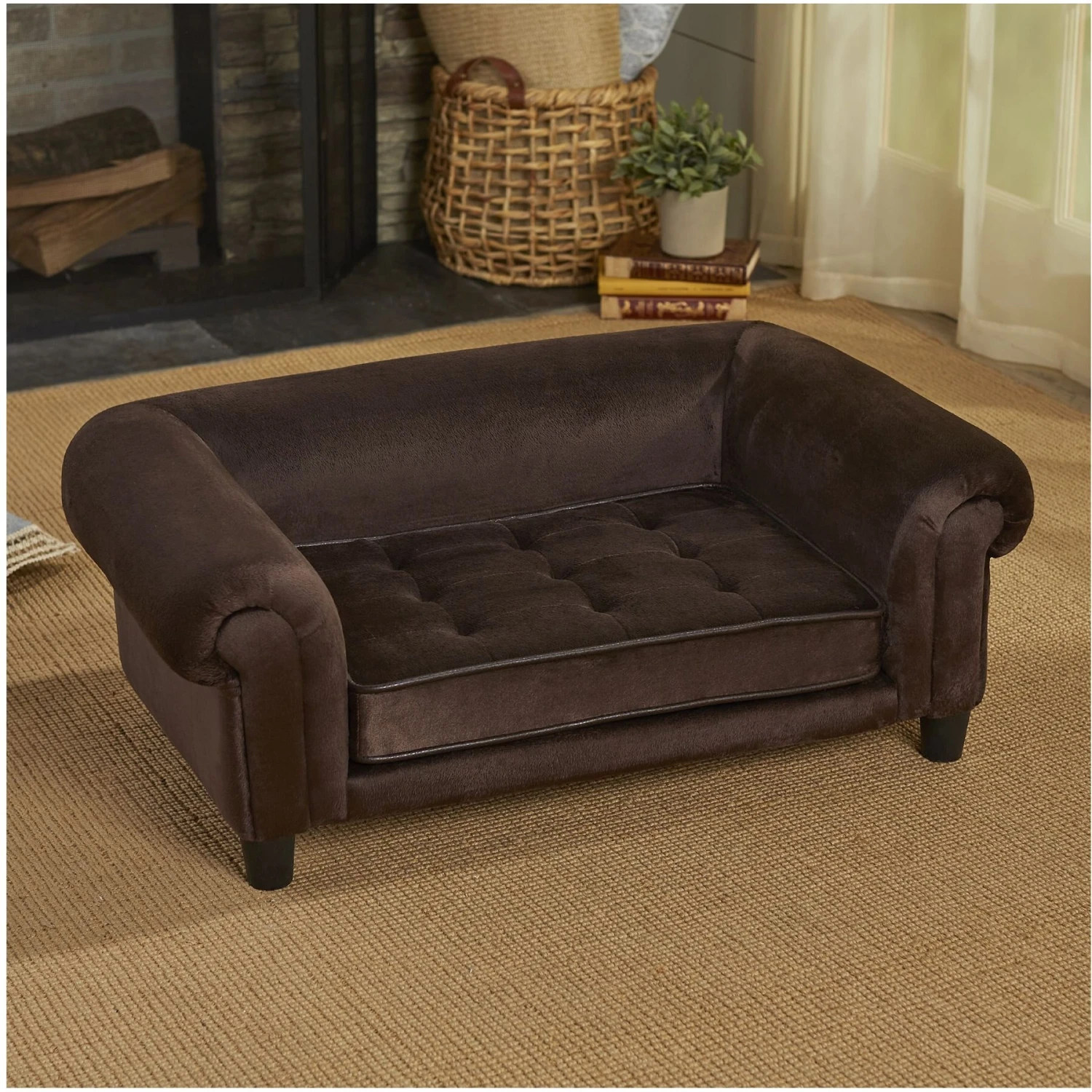 Enchanted Home Pet Chester Sofa Cat & Dog Bed 2 Enchanted Home Pet Chester Sofa Cat & Dog Bed - Image 2