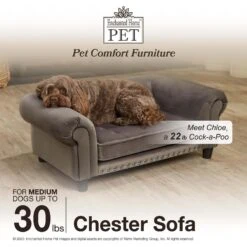Enchanted Home Pet Chester Sofa Cat & Dog Bed 11 Enchanted Home Pet Chester Sofa Cat & Dog Bed -Pet Care Sales 305371 PT4. AC SS1800 V1623288756