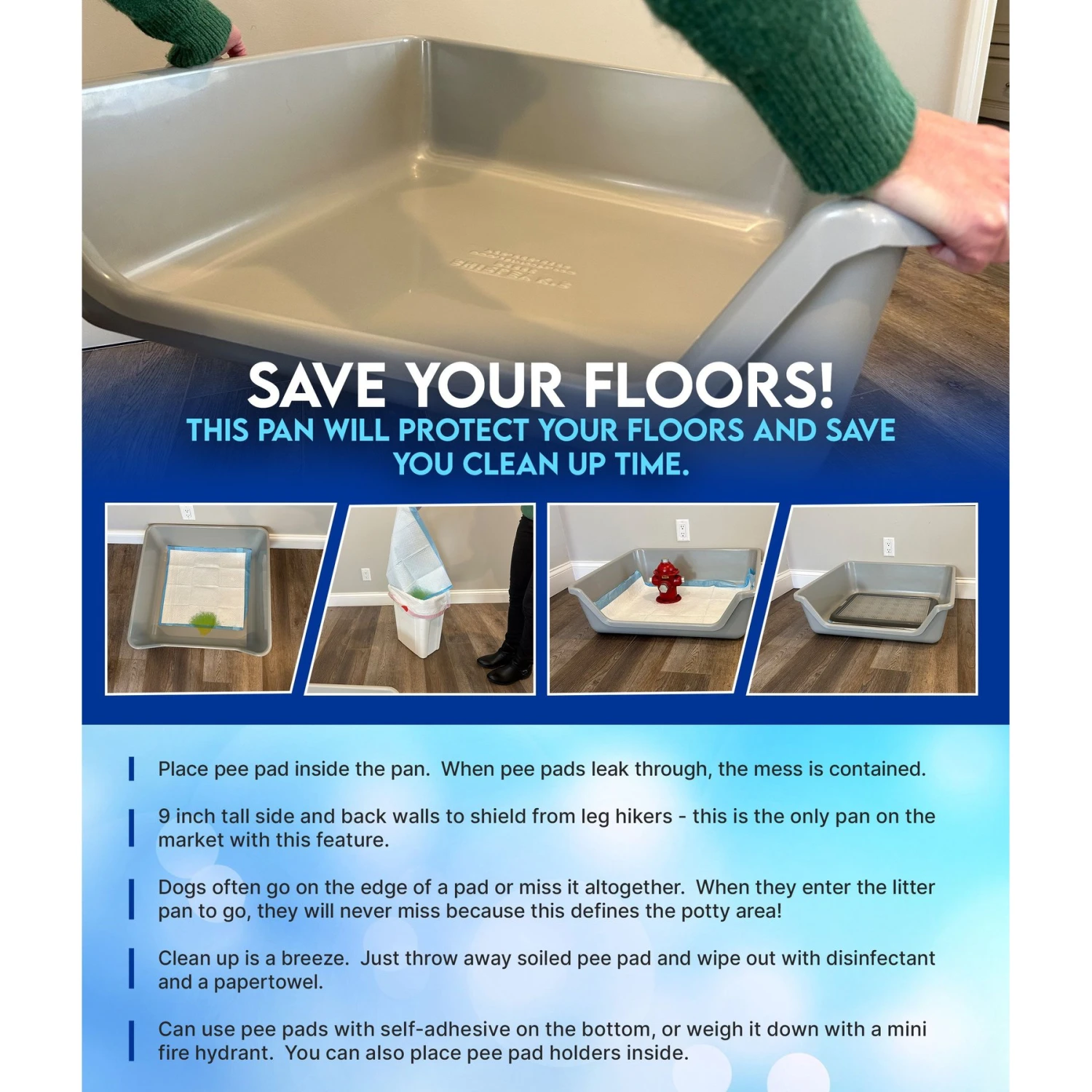 Shirley K's Indoor Dog Potty Tray, X-Large 6 Shirley K's Indoor Dog Potty Tray, X-Large - Image 6