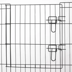 Pet Adobe 8-Panel Folding Metal Dog & Cat Playpen & Door -Pet Care Sales 315027 PT6. AC SS1800 V1626391315