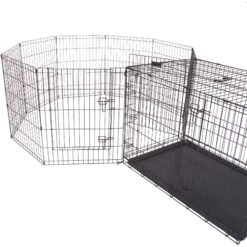 Pet Adobe Folding Puppy Playpen -Pet Care Sales 315034 PT2. AC SS1800 V1626390987