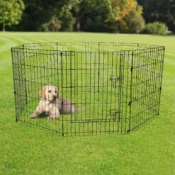 Pet Adobe Folding Puppy Playpen -Pet Care Sales 315034 PT4. AC SS1800 V1626393458
