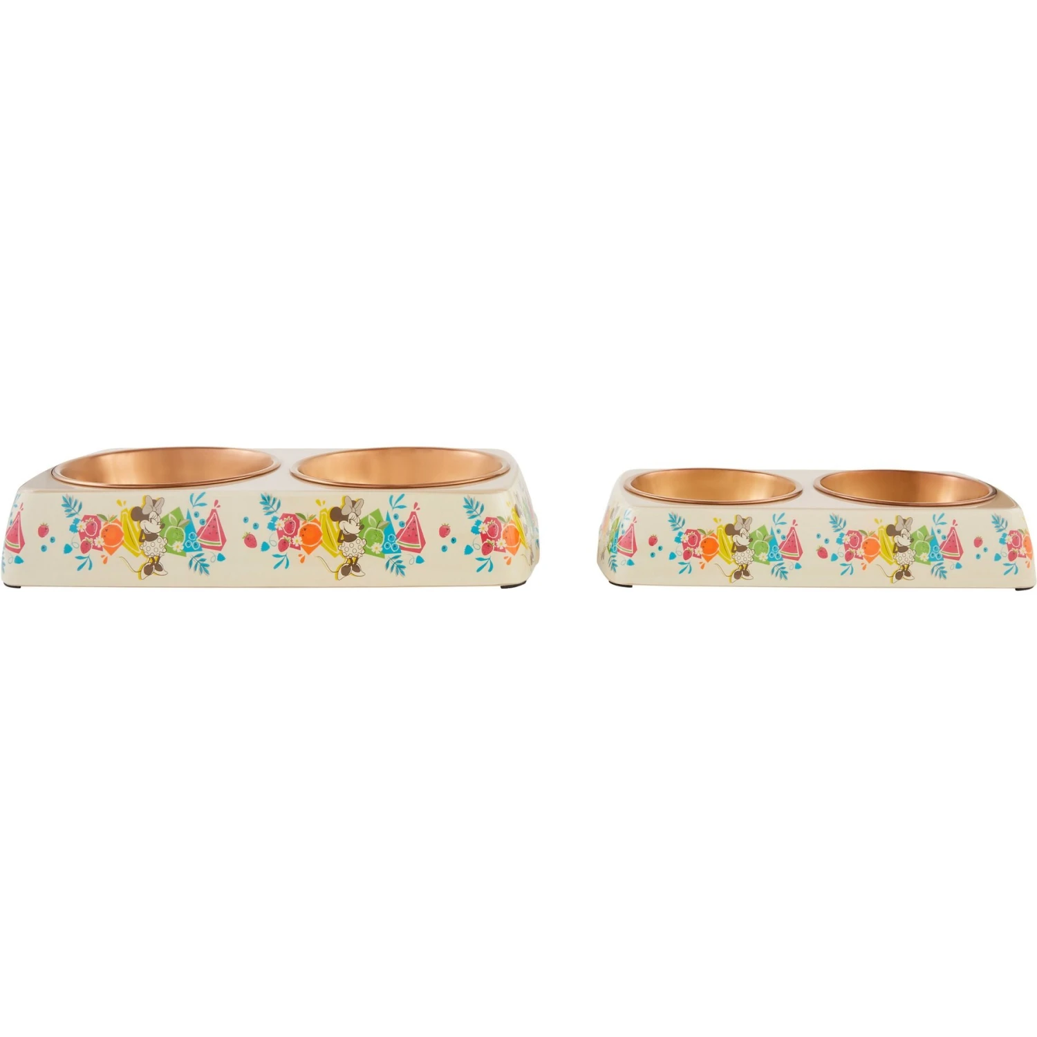 Disney Minnie Mouse Summer Bamboo Melamine Stainless Steel Double Dog & Cat Bowl 6 Disney Minnie Mouse Summer Bamboo Melamine Stainless Steel Double Dog & Cat Bowl - Image 6