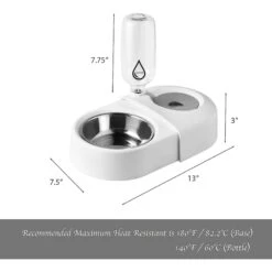 Hanamya Dog & Cat Automatic Waterer & Stainless Steel Bowl -Pet Care Sales 316038 PT2. AC SS1800 V1627677141