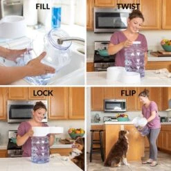 PetFusion H2O Gravity Dog & Cat Waterer -Pet Care Sales 316743 PT3. AC SS1800 V1632180388