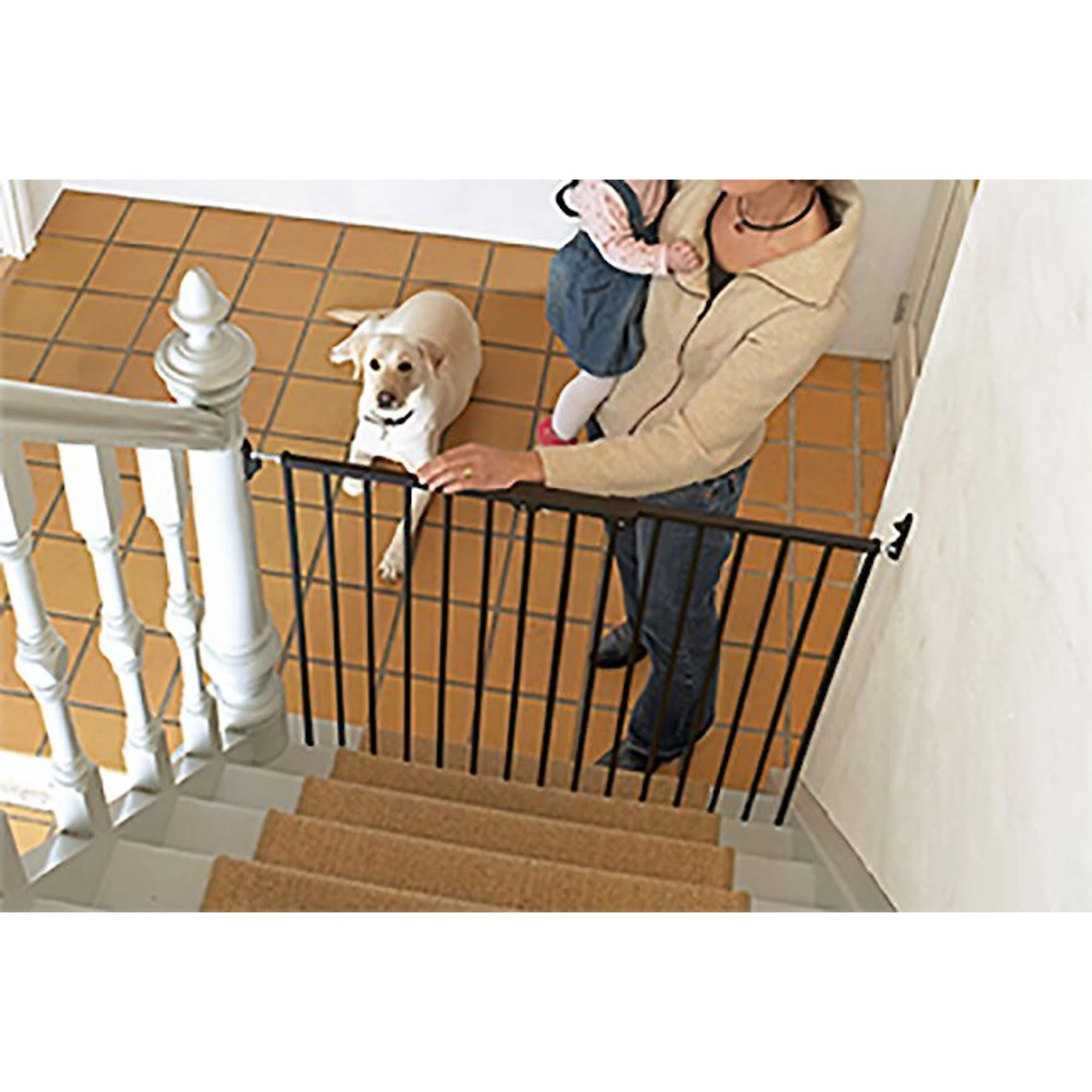Scandinavian Pet Streamline Extra Tall Wall Mounted Dog Gate 2 Scandinavian Pet Streamline Extra Tall Wall Mounted Dog Gate - Image 2