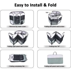 Jespet Soft-Sided Dog & Cat Playpen 9 Jespet Soft-Sided Dog & Cat Playpen -Pet Care Sales 323133 PT2. AC SS1800 V1698433857