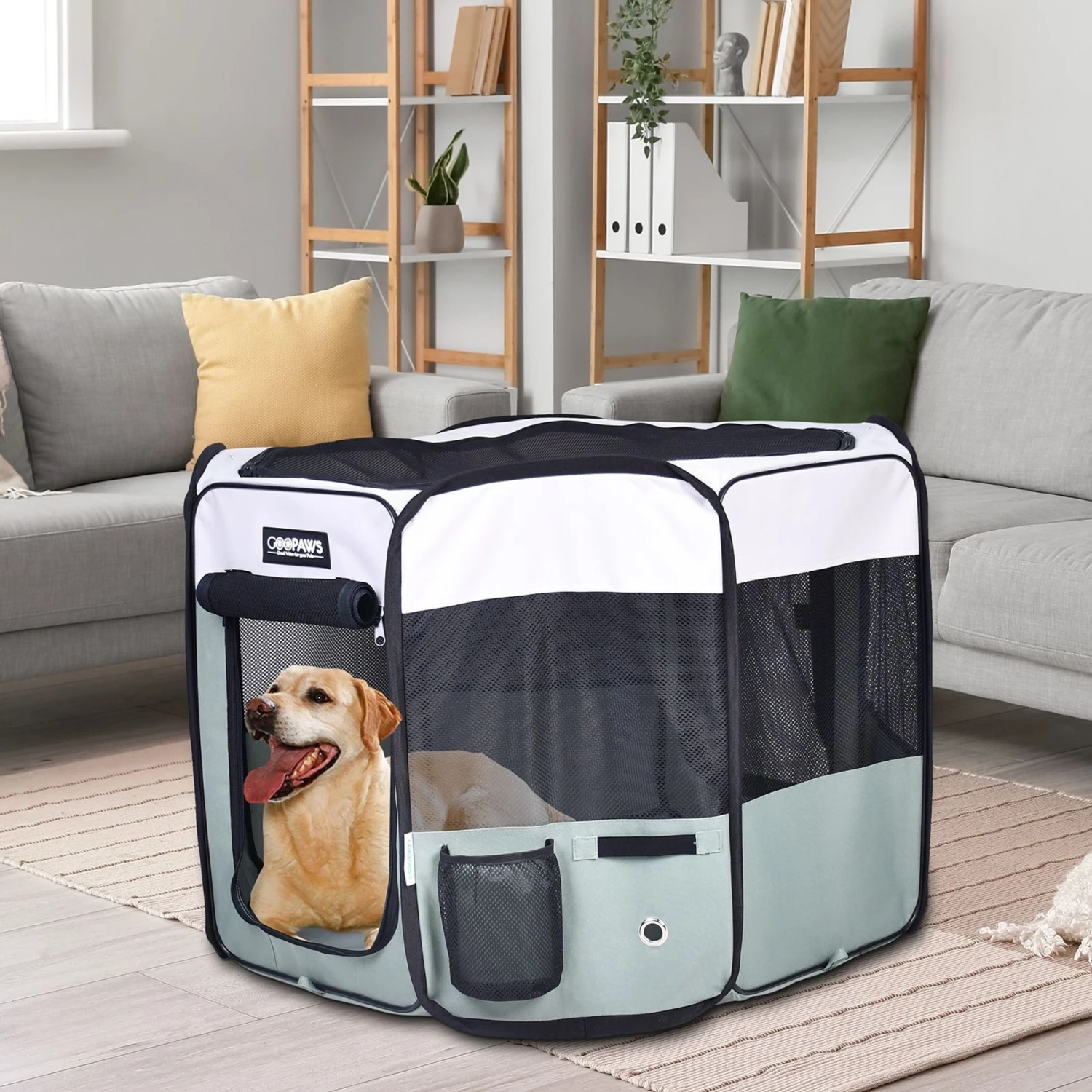 Jespet Soft-Sided Dog & Cat Playpen 6 Jespet Soft-Sided Dog & Cat Playpen - Image 6