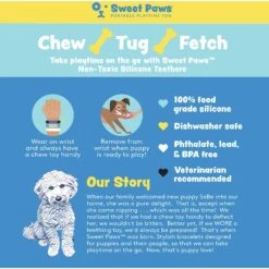 Sweet Paws Wearable Puppy Teether Stack Party Of 4 13 Sweet Paws Wearable Puppy Teether Stack Party Of 4 -Pet Care Sales 325664 PT4. AC SS1800 V1635193958