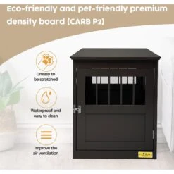 Coziwow By Jaxpety Single Door Furniture Style Wooden Dog Crate & End Table, Brown 16 Coziwow By Jaxpety Single Door Furniture Style Wooden Dog Crate & End Table, Brown -Pet Care Sales 330960 PT7. AC SS1800 V1669919727