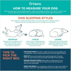 Frisco Farmhouse Rectangular Bolster Dog Bed W/ Removable Cover -Pet Care Sales 333868 PT3. AC SS1800 V1658716392